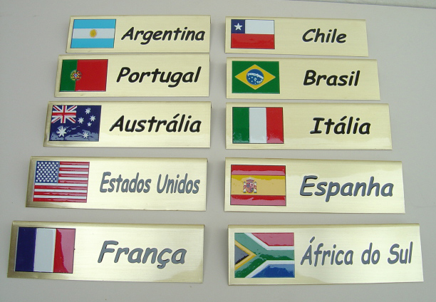Placas de Lat�o